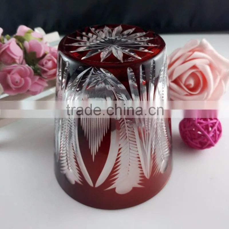 400ml beautiful crystal cup glass cup for wedding party and home