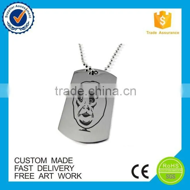 Custom design logo China regional feature metal dog tag