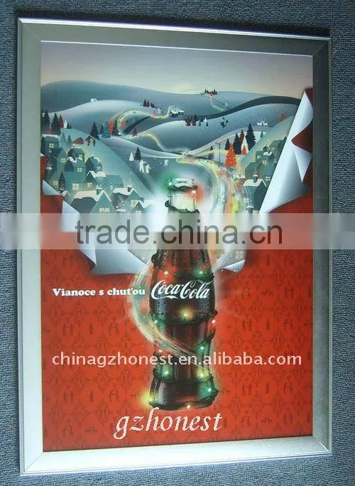 Aluminium frame LED Ultra Thin Advertising Display