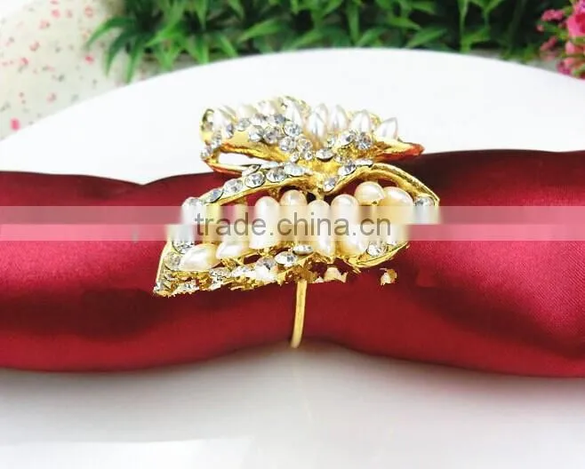 custom manufacturer/animal shape elegant metal napkin ring