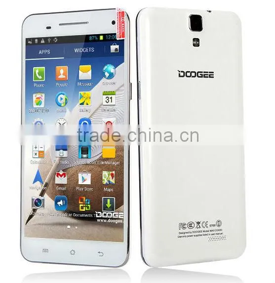Doogee MAX DG650 Smartphone 6.5 Inch FHD Screen 16.0MP 2GB 16GB MTK6589T Quad Core Android 4.2 dual sim new products 2014