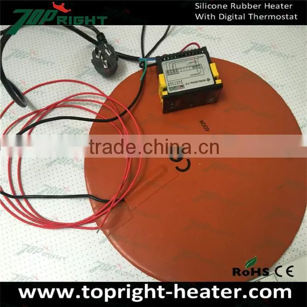 silicone rubber heater /oil drum heater with controller