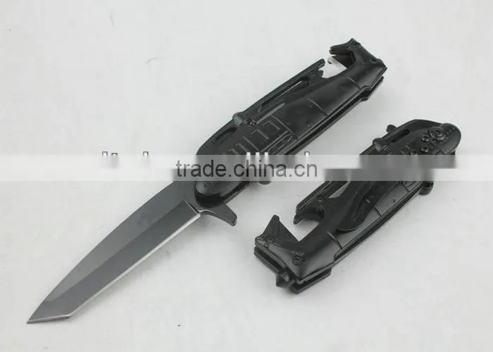 3Cr13 stainless steel camping knife seatbelt cutter UDTEK00466