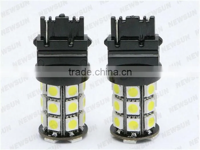 3.6W 3156 Led bulbs 27 LED brake stop Light Bulb, 360 lighting beam Amber/Yellow White RED green blue led running light 12V 14V
