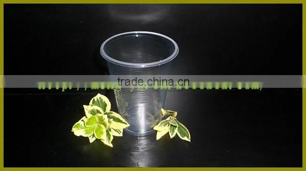 200ml disposable transparent plastic beverage cup