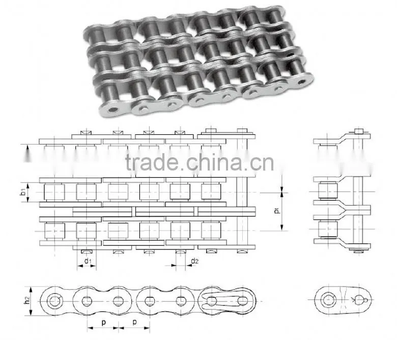 CSD,40A professional A/B series strong Tensile durable Steel Detachable link chain