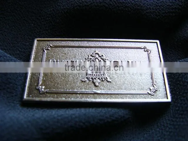 High quality custom metal logo for handbags