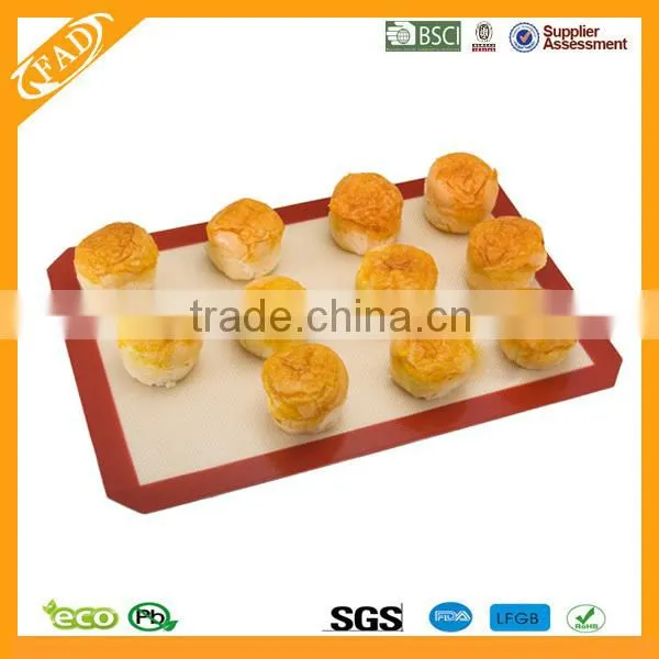 100% Food Grade Silicone Non-stick Wholesale Glass Fiber Mat Baking Mat