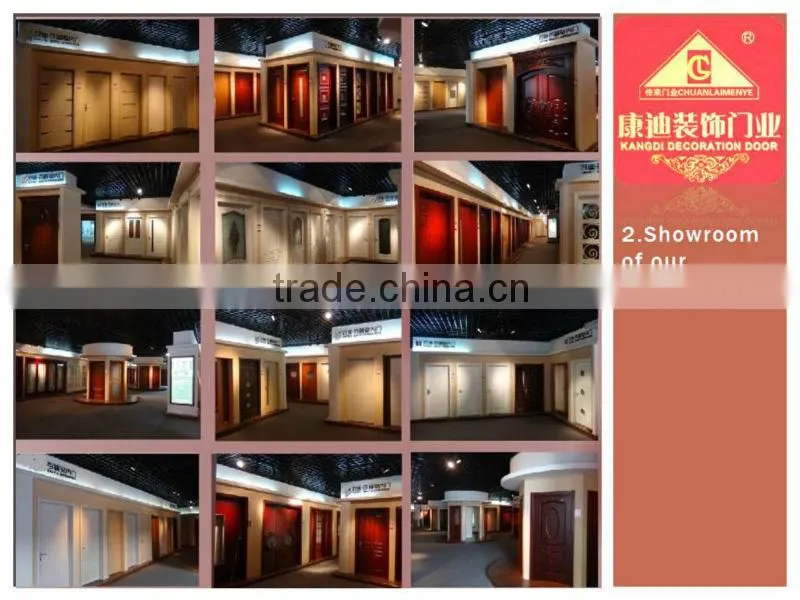 Luxury design indoor swing door wood door prices