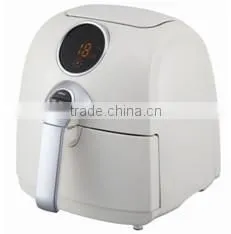 CE/CB/GS 2.5L 1500W home used LCD display square electric hot air fryer without oil