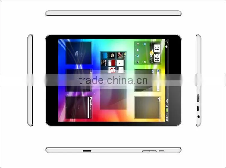 7.85 inch Allwinner A20 OEM computer tablets reviews Dual Core HDMI 1080P Output Android 4.2