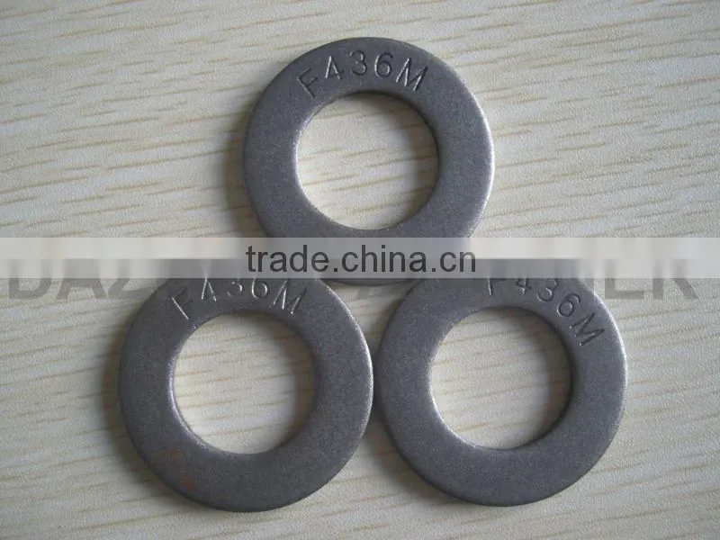 F436M flat washers with black