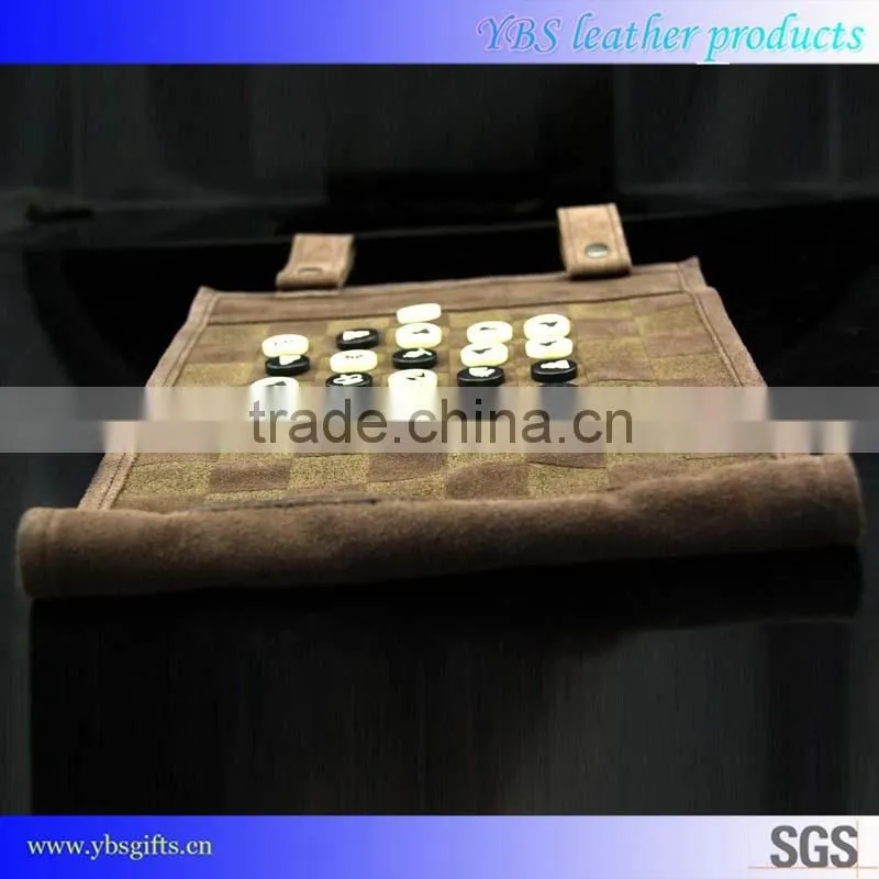 soft real leather international chess