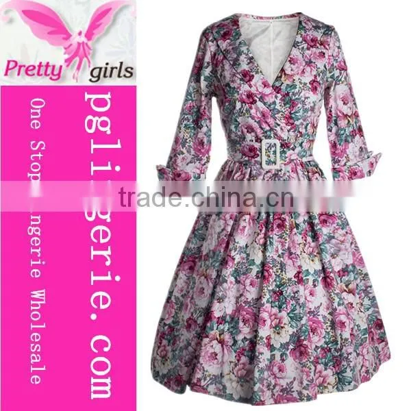 Competitive Price Woman Dress Fashion 2016