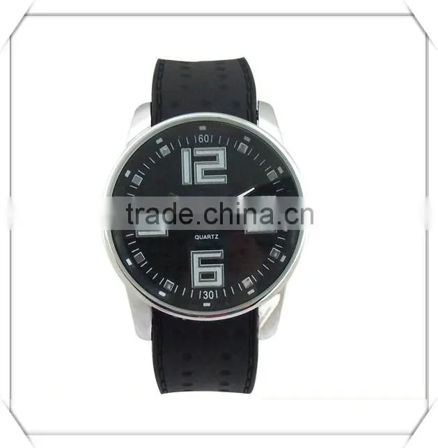 Top Fashion High Quality Japan Movt Quartz Mens Sports Watch Alloy silicone Strap Watch Sports Watches