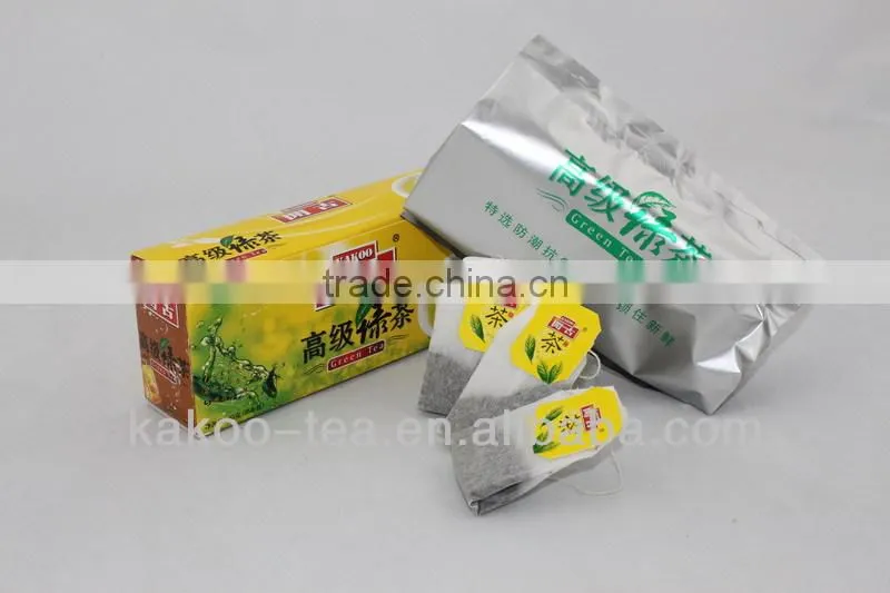 double chamber green tea bag