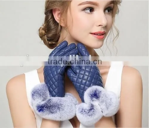 Faux Fur Women Gloves Various Colors Fur Women Gloves