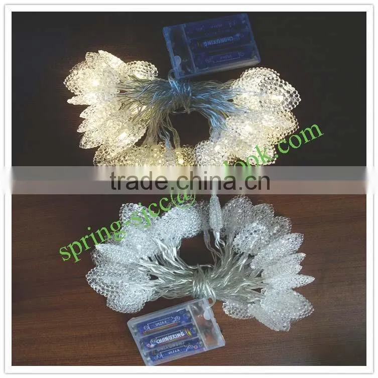Pearl LED string light for holiday decoration solar string light