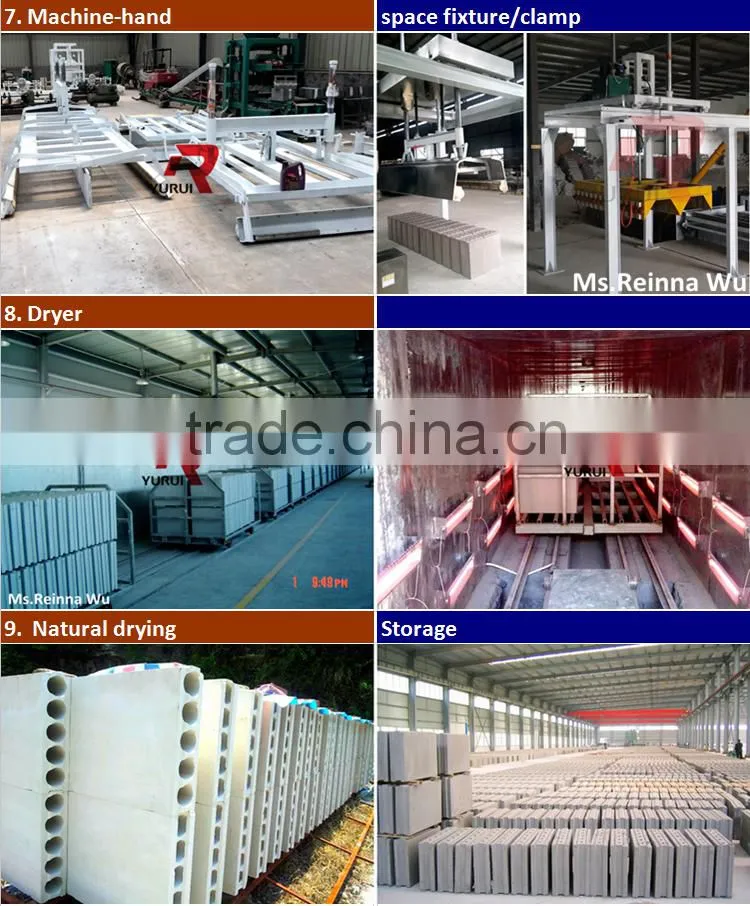 JH-GBL 20,000~300,000sqm gypsum block construction machine line /gypsum block production line