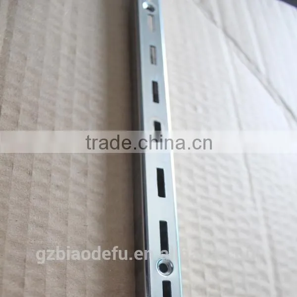 Chrome Metal Single Slotted Column Channel,Upright for Brackets