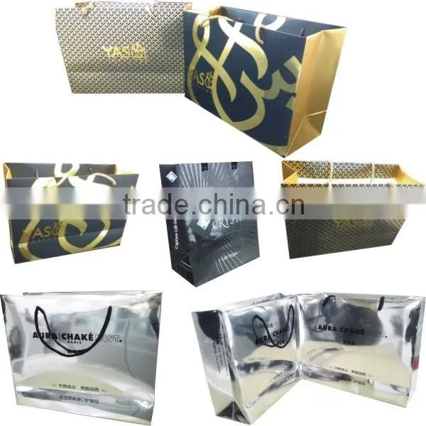 2016 Hot Sale Cheap Christmas Brown Paper Gift Bags
