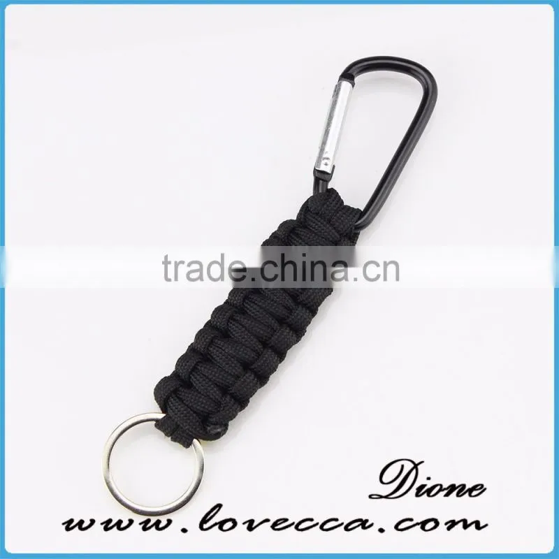 Paracord keychain Black, Multiple Paracord Keychains