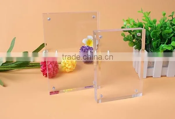 custom acrylic photo frames display stand