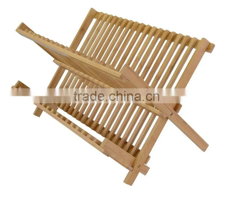 BH002/New design bamboo kitchen cabinet dish rack durable dish drying rack kitchenware