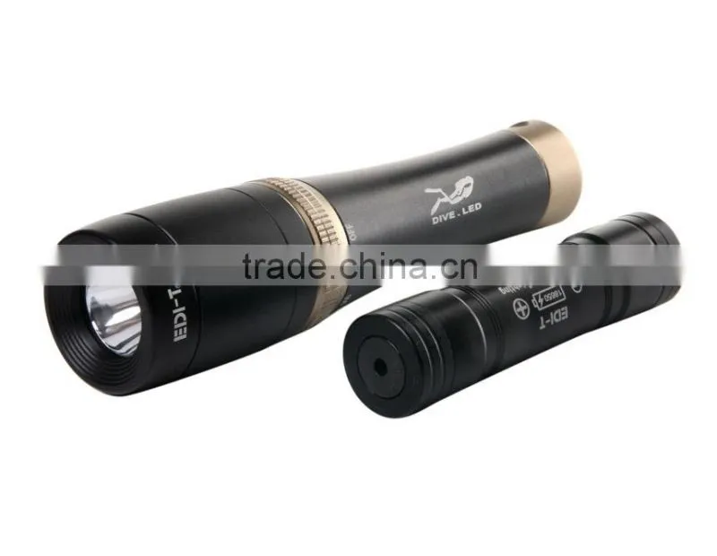 EDI-T D3 5-Mode Q5 LED 250 Lumen Diving Flashlight