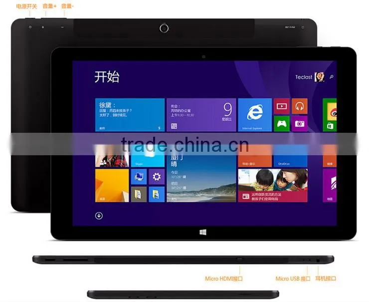 Win 8.1 Android 4.4 Dual OS 3G Phone Call Tablet PC,Teclast X16HD 3G 10.6 inch IPS Retina Screen