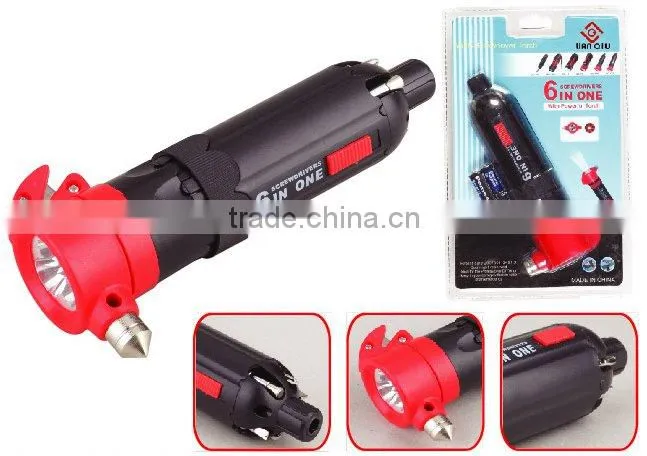 LS-QC176 Multi- function screwdriver with LED torch