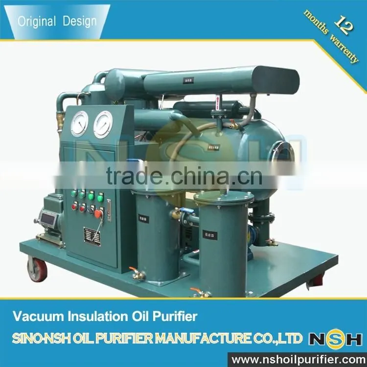 NSH Vacuum Transformer Oil Purifier mainly applied for electric power industry