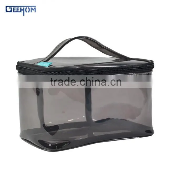 square shape travelling storage bag/ promotional pvc toiletry bag