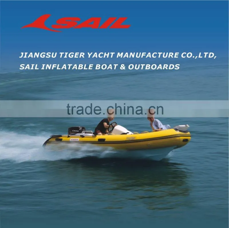 RIB boat 5.2m RIB520 for 10 person (Outboards 60HP)