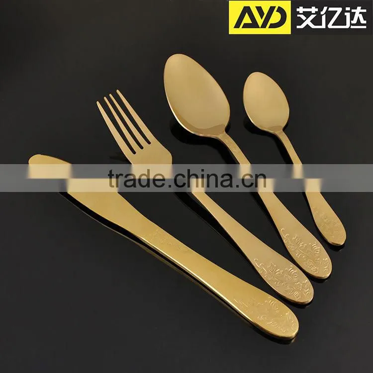 18/10 stainless steel flatware , nternational stainless steel flatware , gold plated flatware