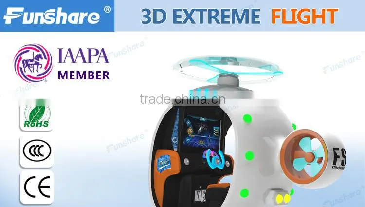 3D Helicopter Simulator Flight Coin operated Game Machine Arcade Machine