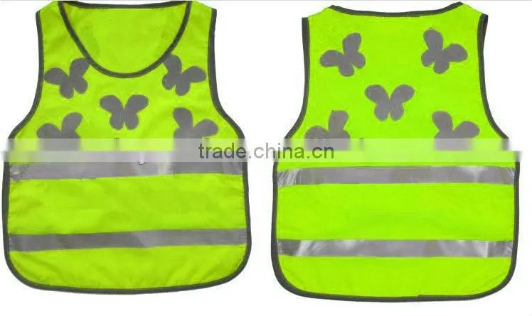 hi-vis safety vests for children/child reflective waistcoat/hi-vis pink safety vest