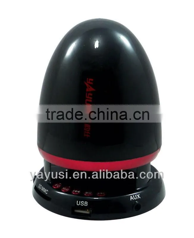 Bullet shape FM speaker supporting SD/TF