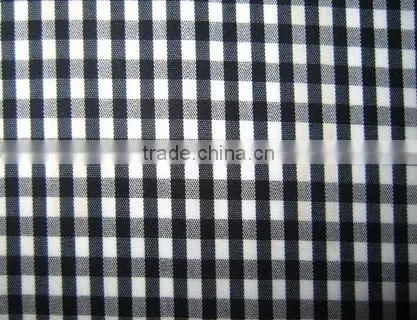 black upholstery fabric plaid curtain100% polyester colorful checks fabric