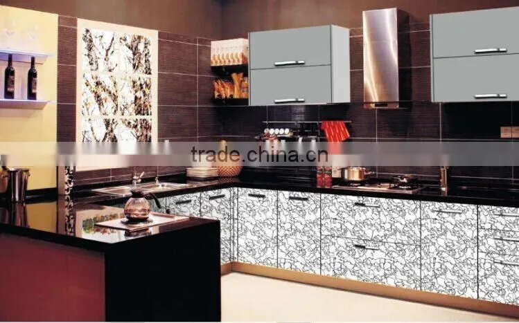 2016-2017 new products --Embossed acrylic mdf board for kitchen cabinets