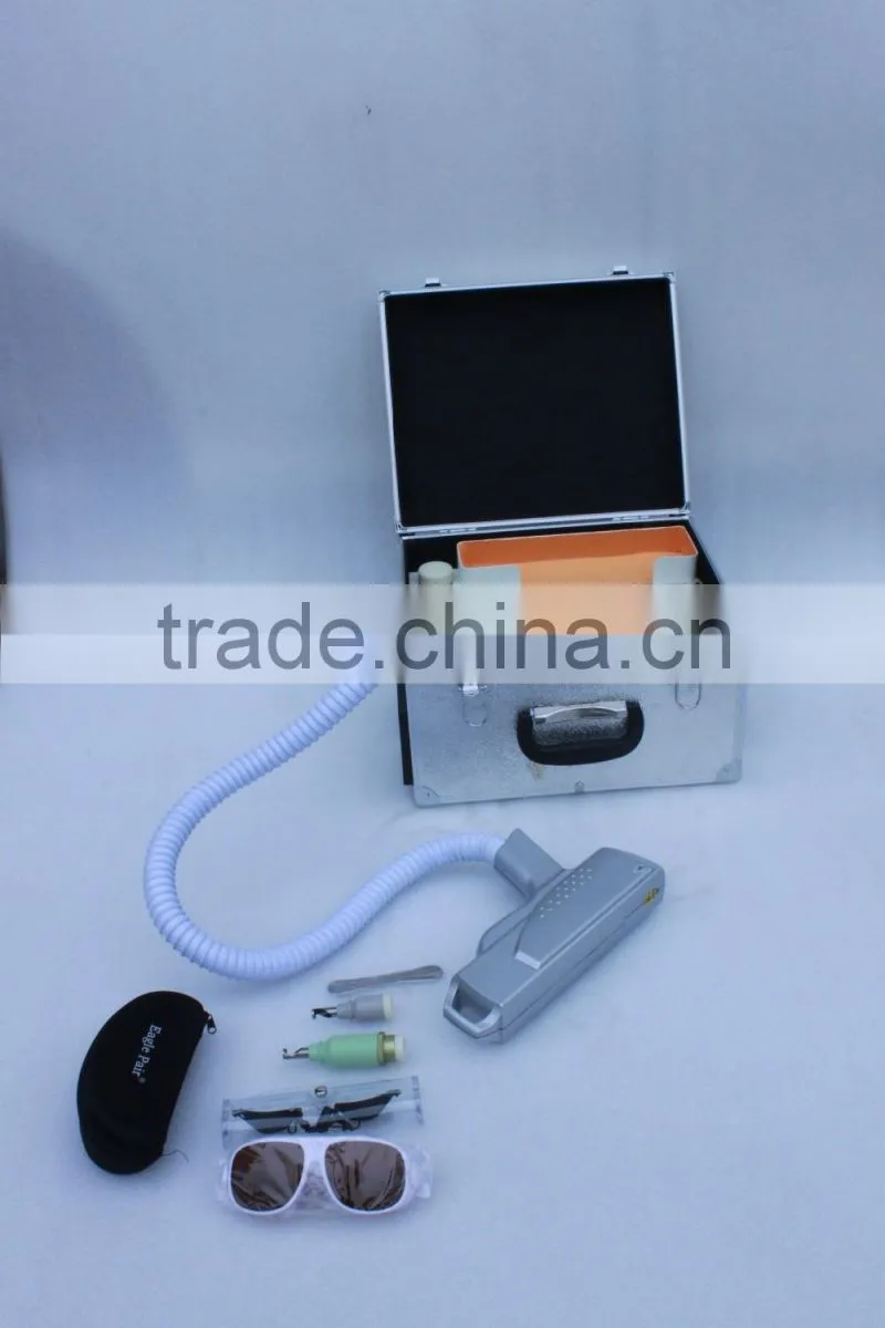 Easier carry 10KG Nd yag laser for tattoo removal machine to remove eyebrow, eyelip and wash colors in charcoal carbon q switch