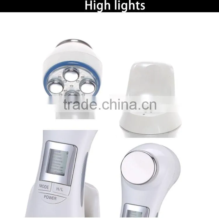 Handheld handheld ultrasonic face lift beauty machine aloe vera face massage cream Black Head Remover