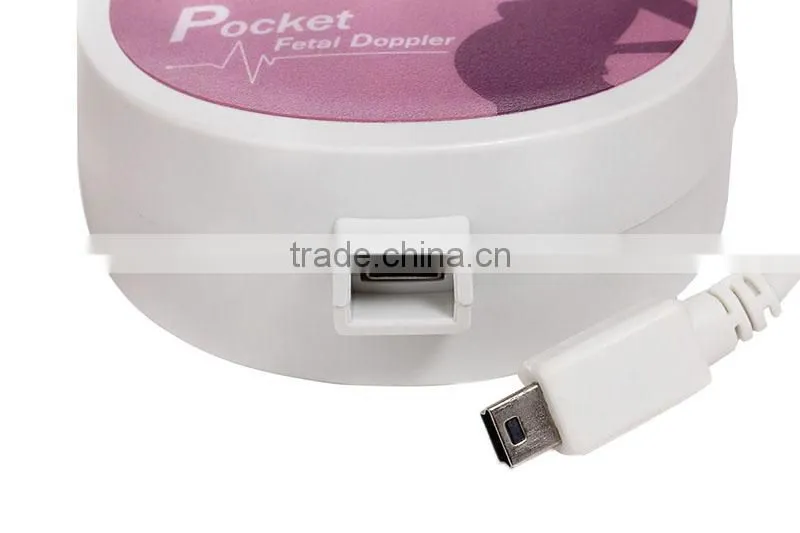 Fetal Doppler 3MHz with Color LCD Back Light & Heart Beat Waveform RFD-C2