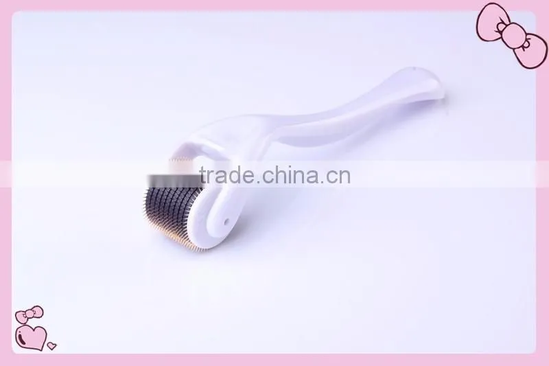 Medical grade derma roller for skin care with 540 titanium needles