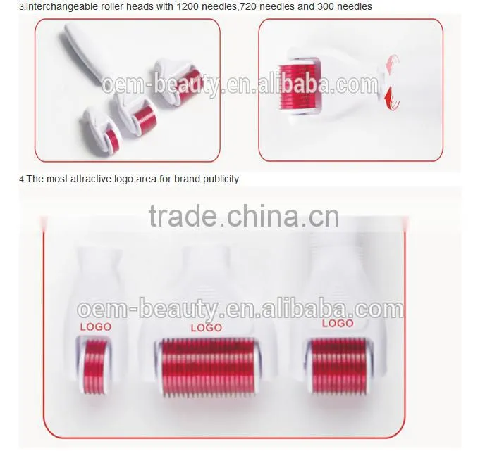 demaroller kits 4 in 1 derma roller titanium body roller for skin care