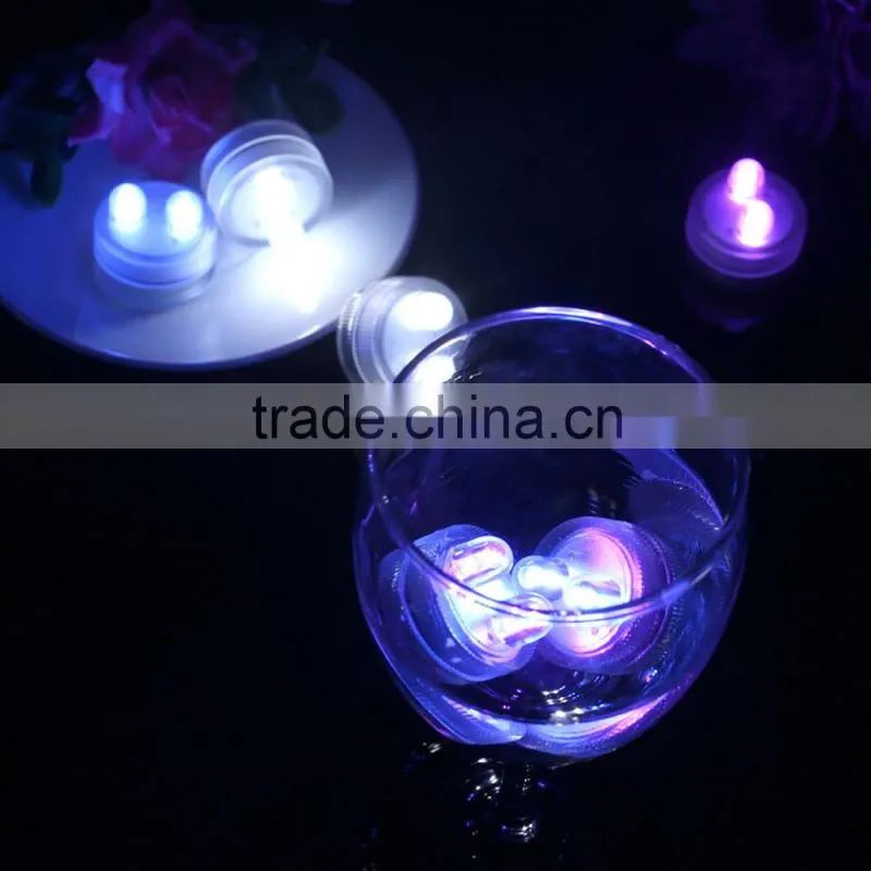 Christmas party led candles Mini submersible LED candle light
