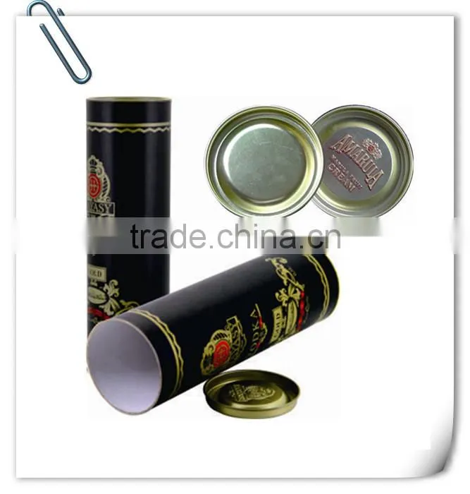 Metal End Caps For Cardboard Tube
