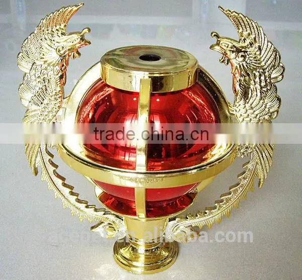 Twin phoenix ball trophy cup
