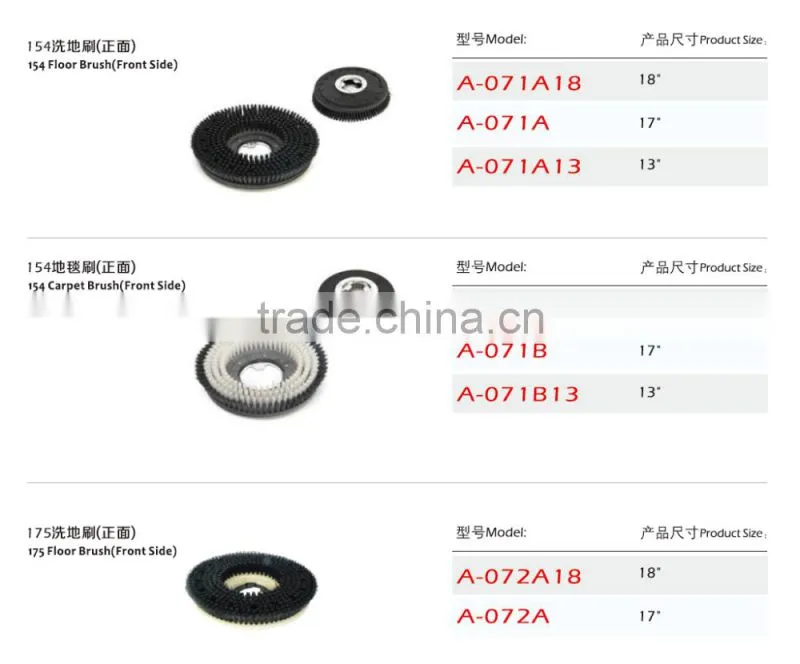 Accessory of Multi-functional Brushing Machine/floor cleanding machine