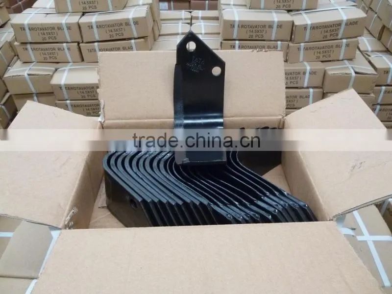 11.5x57 65Mn 60Si2Mn 28SiMnB Rotavator Blade Tiller Blade Fidel